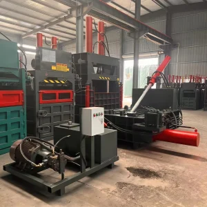 140T Hydraulic Briquetting Machine for Steel, Iron, Aluminum, Copper Scrap