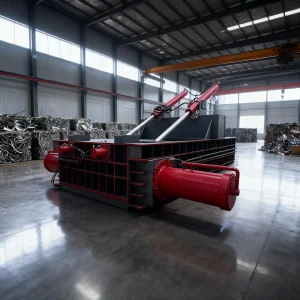 400T hydraulic metal baler Used in Metal Recycling Factory, Smelting Plant