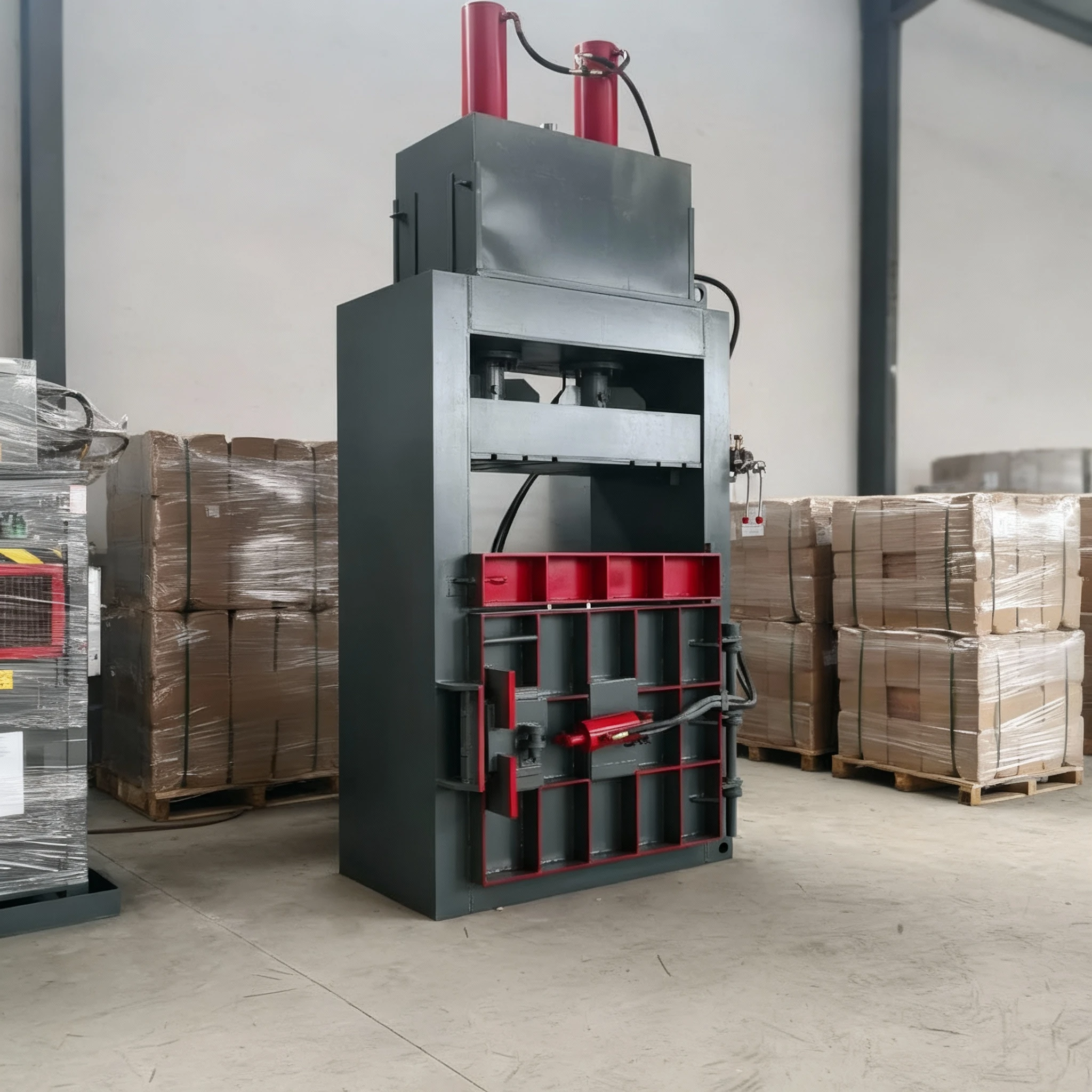 120T all-steel hydraulic baler for Hard Waste, Plastic, Metal Scrap