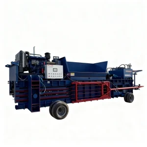 Diesel Engine Hydraulic Baler with generator Without Electricity Limit