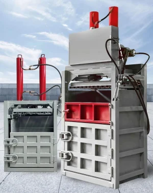 Cardboard hydraulic baler