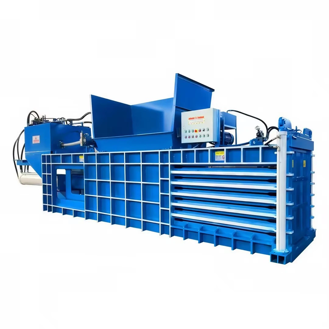 180T cardboard horizontal baler for Industrial Waste Recycling