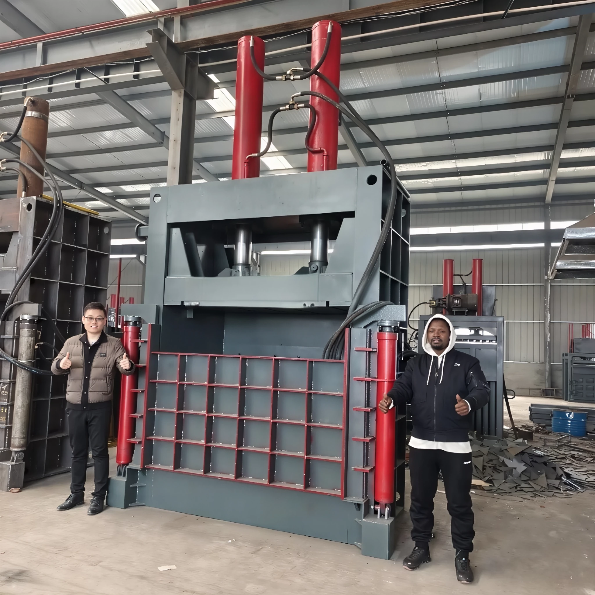 customer-inspection-visit-hydraulic-equipment-factory