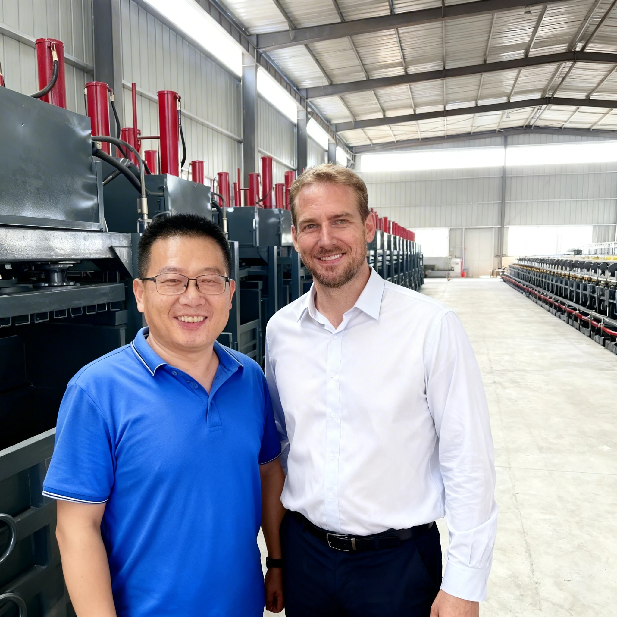 on-site-customer-inspection-conveyor-belt-workshop
